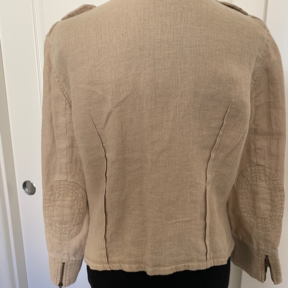 Cream Flax Jacket from BR - Picture 4 of 10